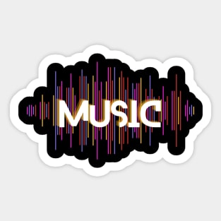 Music - It's my life! Sticker